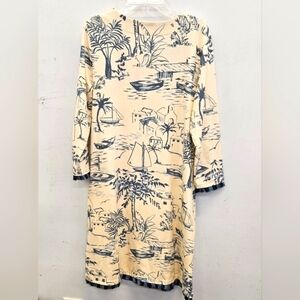 Spartina 449 Cream and Black Scenic Dress